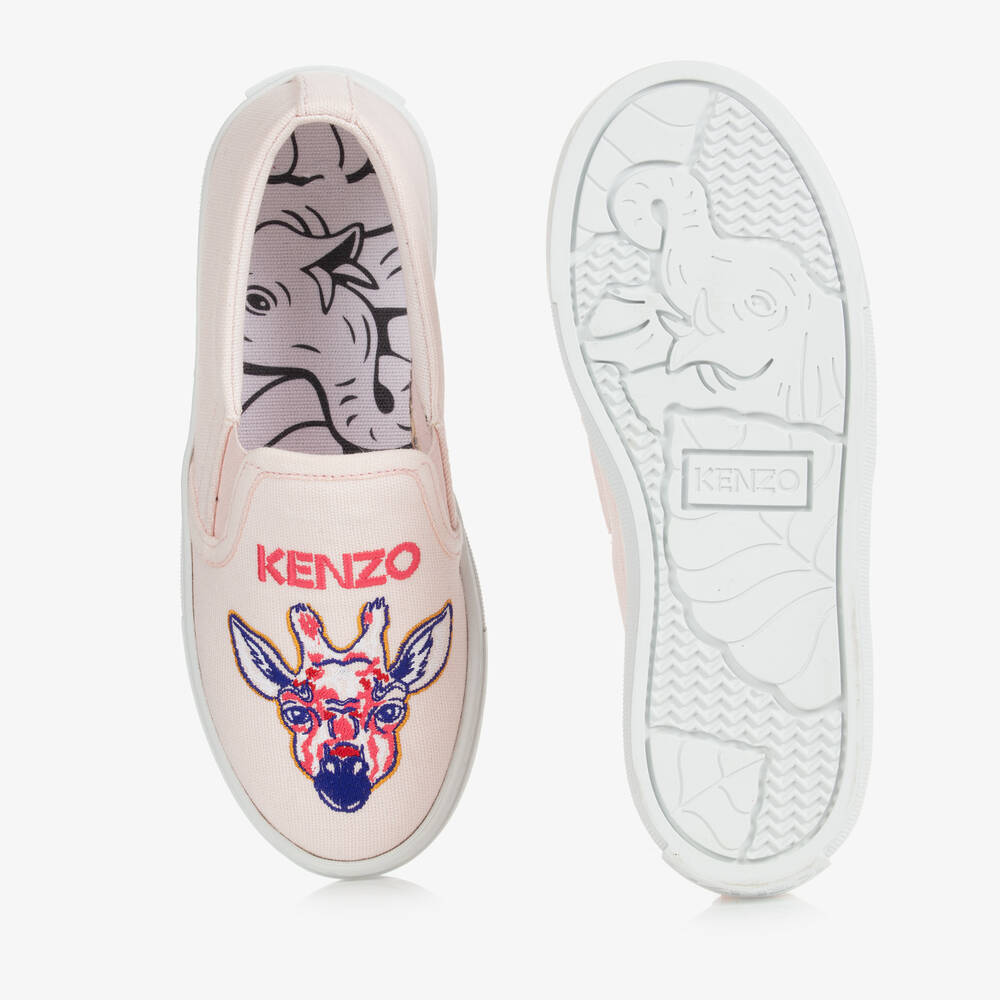 Kenzo white slip on online
