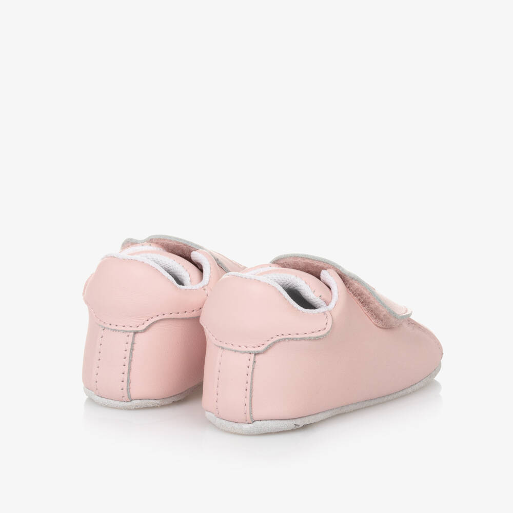 KENZO KIDS-Girls Pink Leather Infant Walkers | Childrensalon Outlet