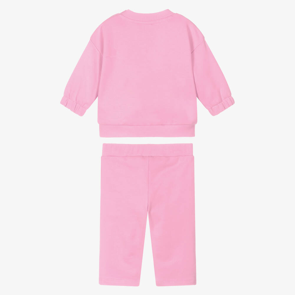 KENZO KIDS-Girls Pink Logo Suit | Childrensalon Outlet