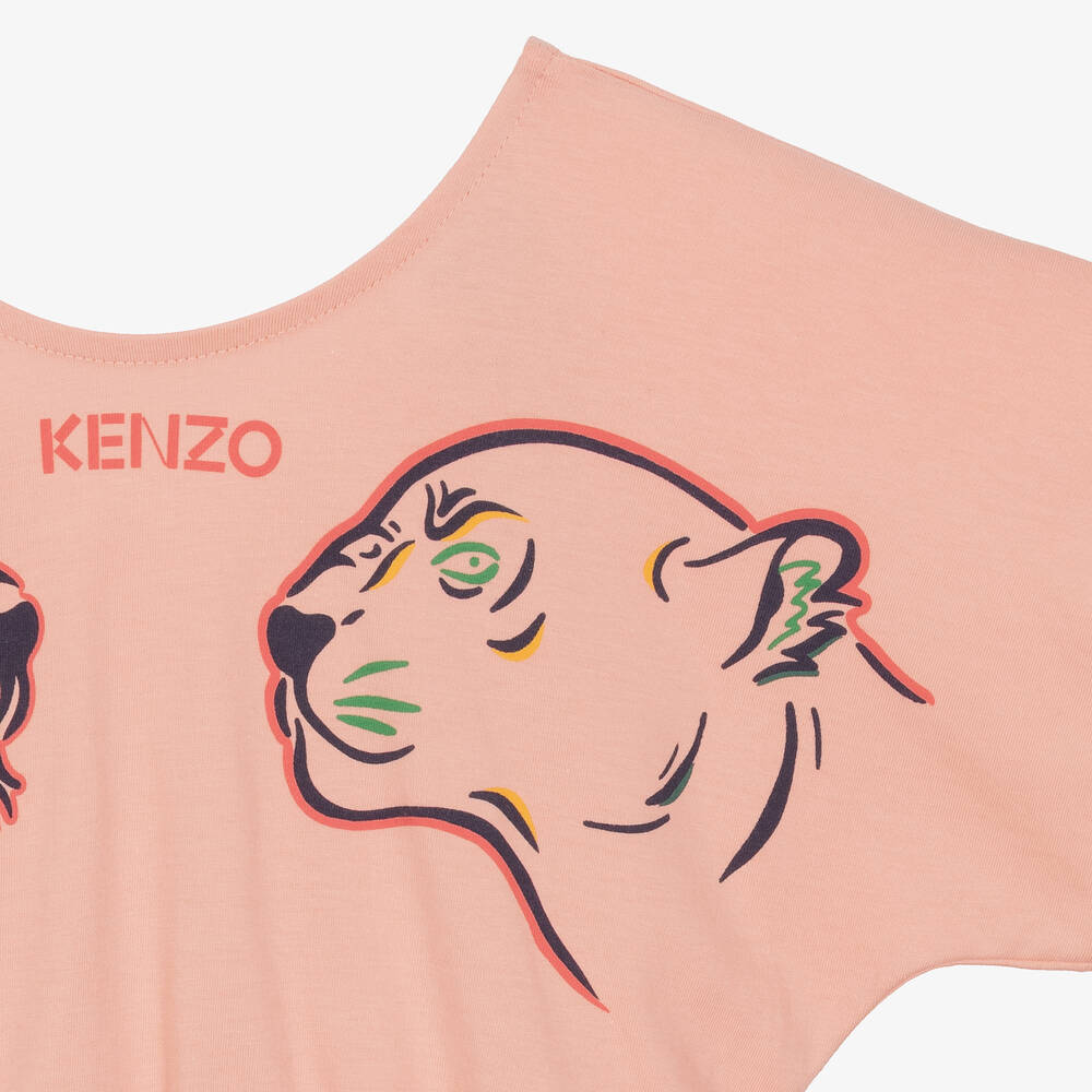 KENZO KIDS-Розовое платье для девочек | Childrensalon Outlet
