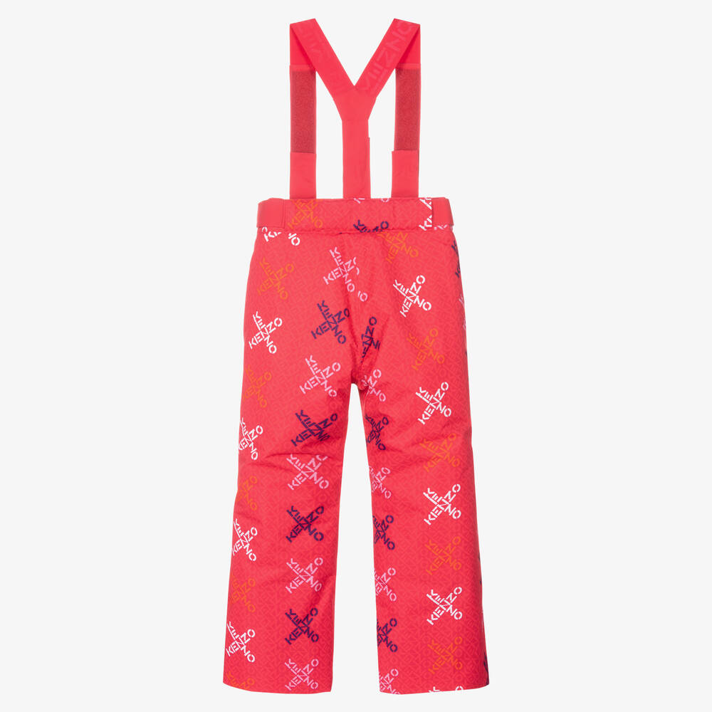 KENZO KIDS Girls Pink Ski Trousers Childrensalon Outlet