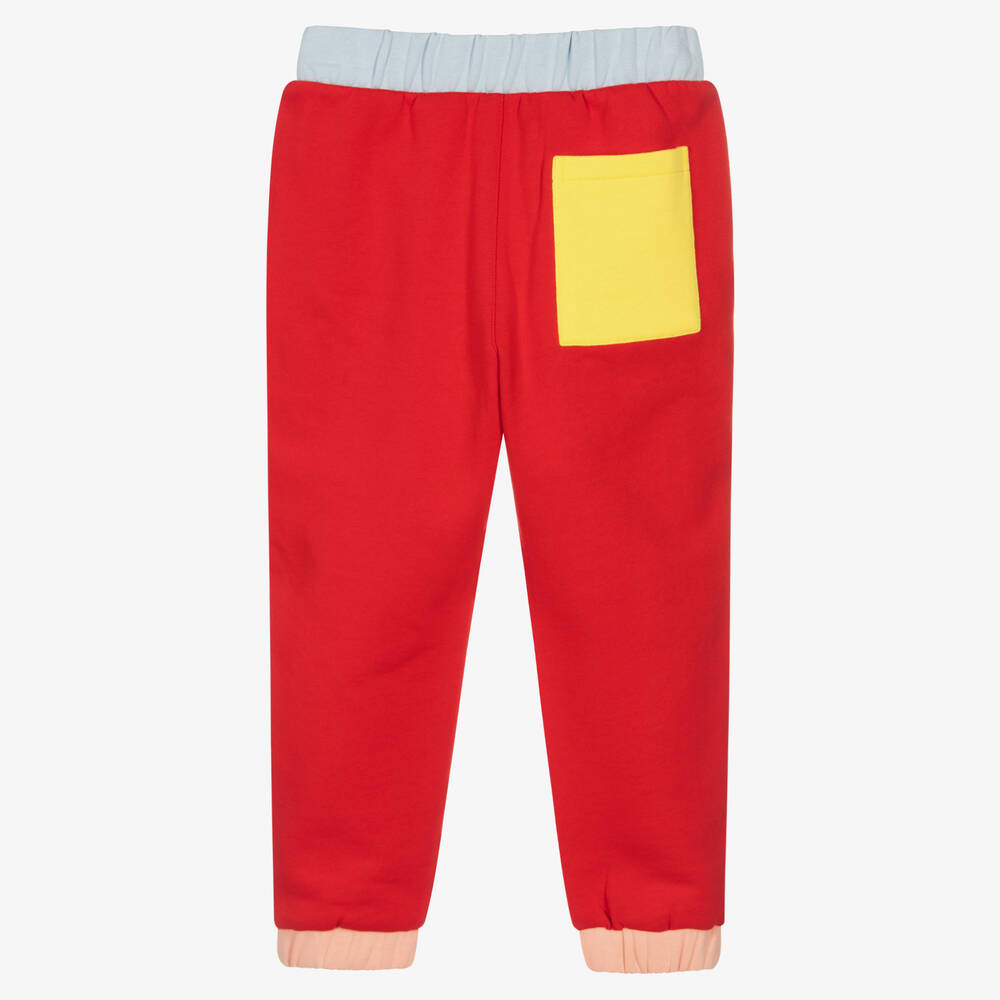 KENZO KIDS-جوغرز قطن جيرسي لون أحمر للبنات | Childrensalon Outlet