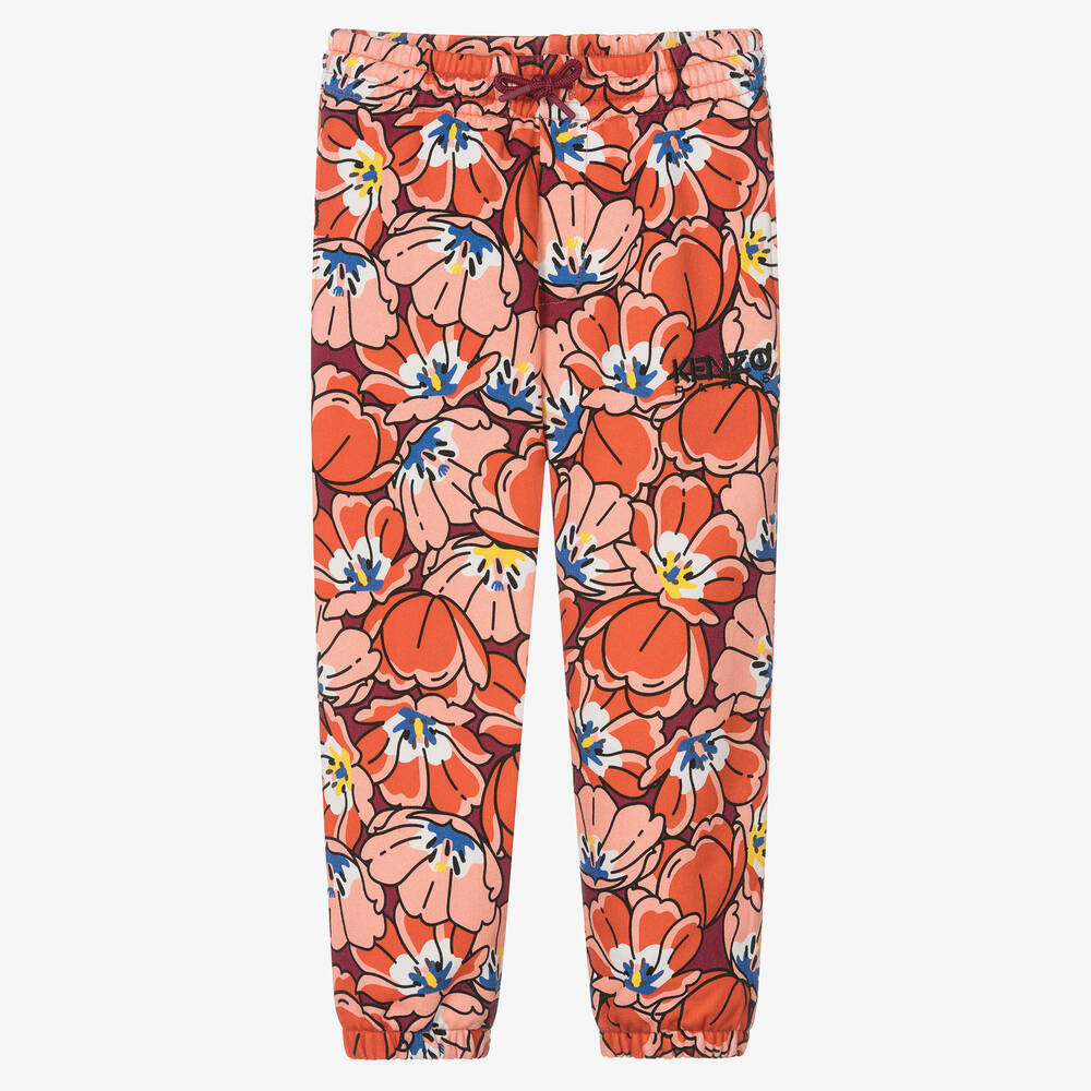 KENZO KIDS - Pantalon de jogging rouge en coton | Childrensalon