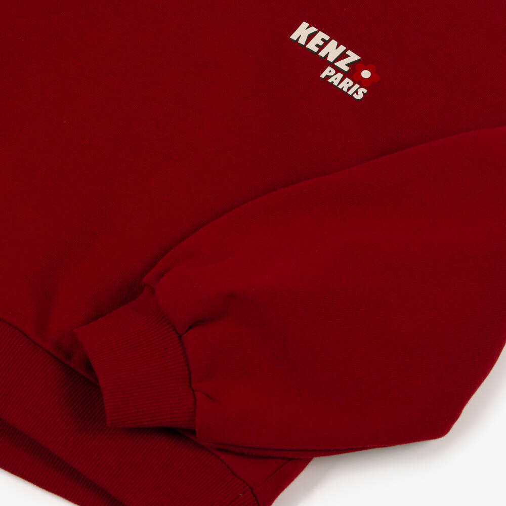 KENZO KIDS-Хлопковая толстовка с цветочным узором для девочек | Childrensalon Outlet