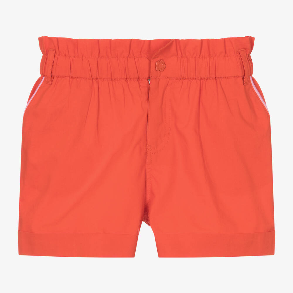 KENZO KIDS-Girls Red Cotton  Shorts | Childrensalon Outlet