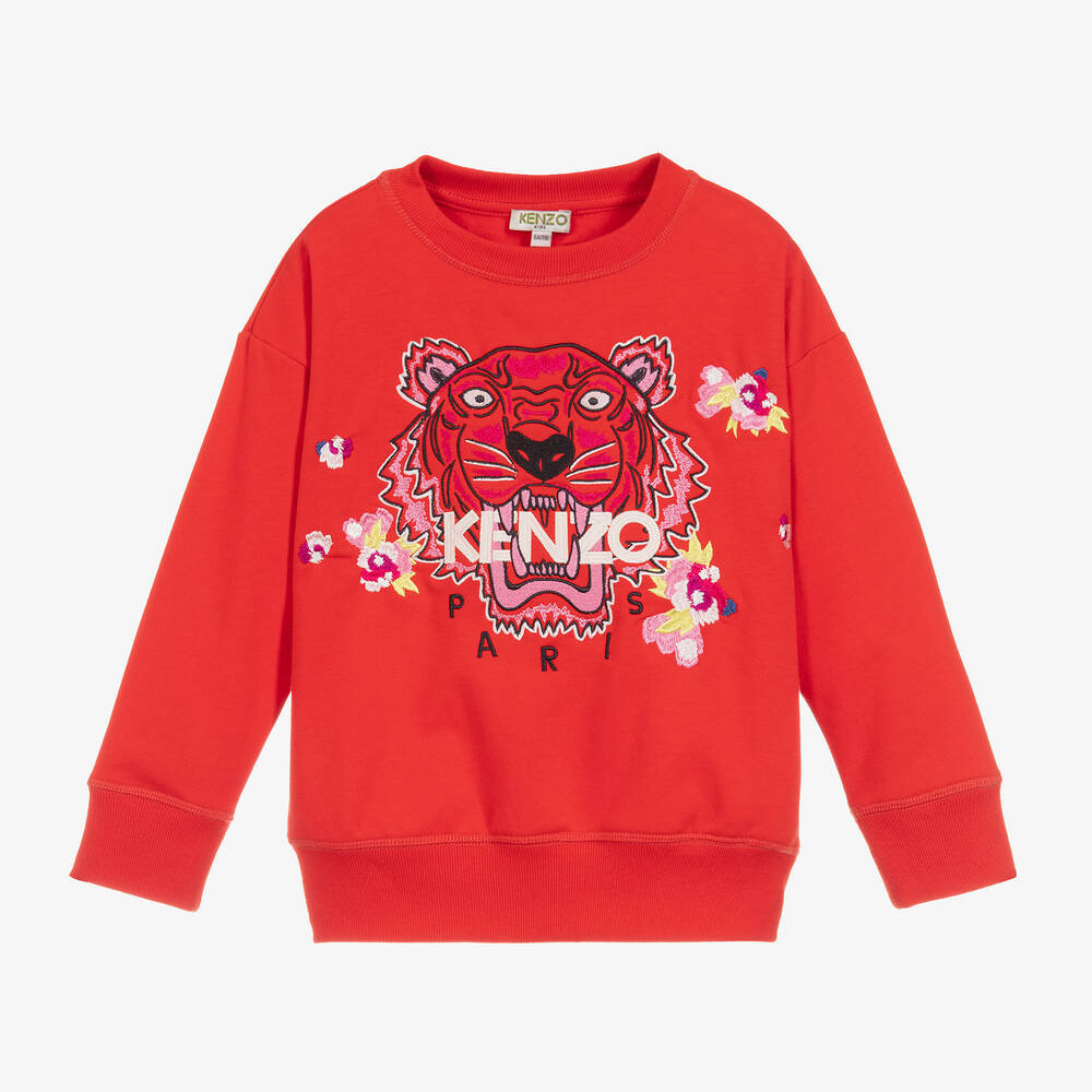 Kenzo red tiger sweatshirt on sale