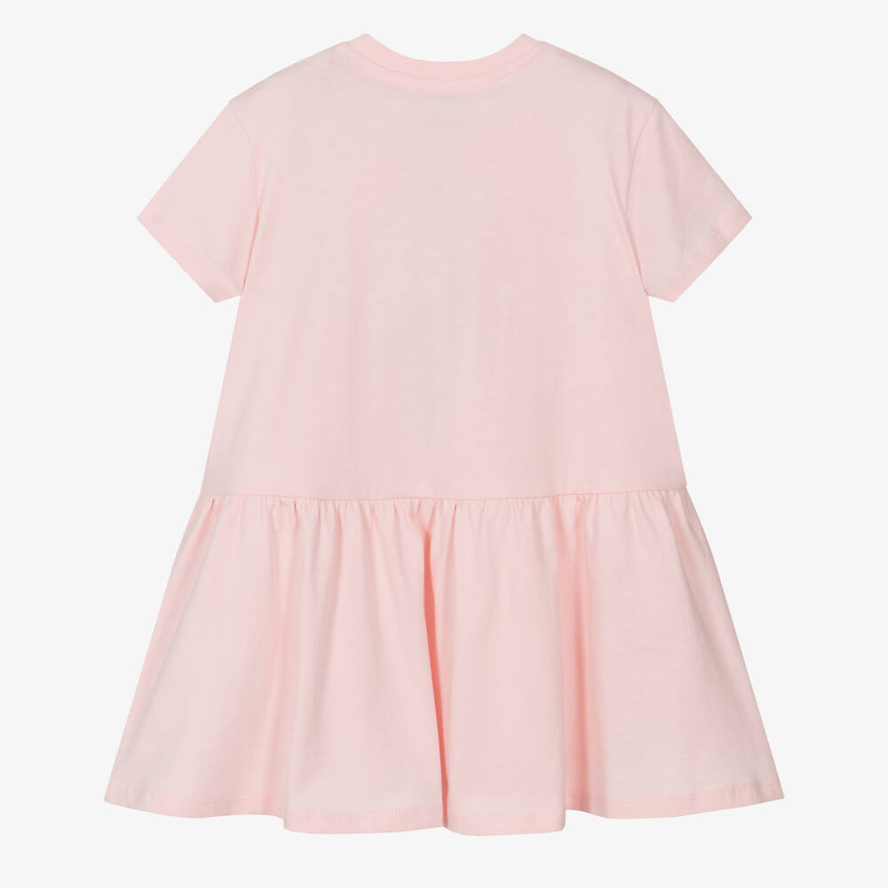KENZO KIDS-Girls Rose Blossom Cotton Frock | Childrensalon Outlet