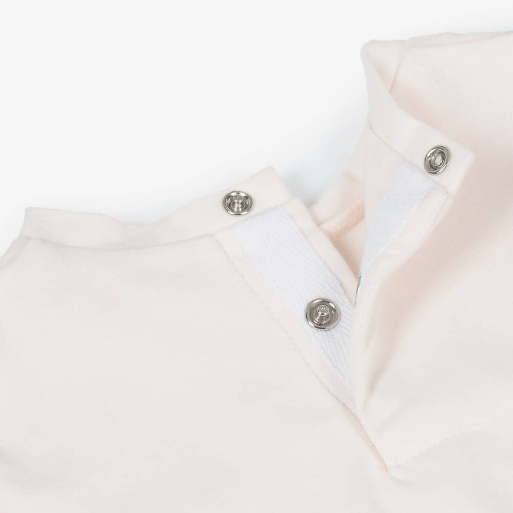 KENZO KIDS-Girls Soft Pink Floral Trousers Set | Childrensalon Outlet