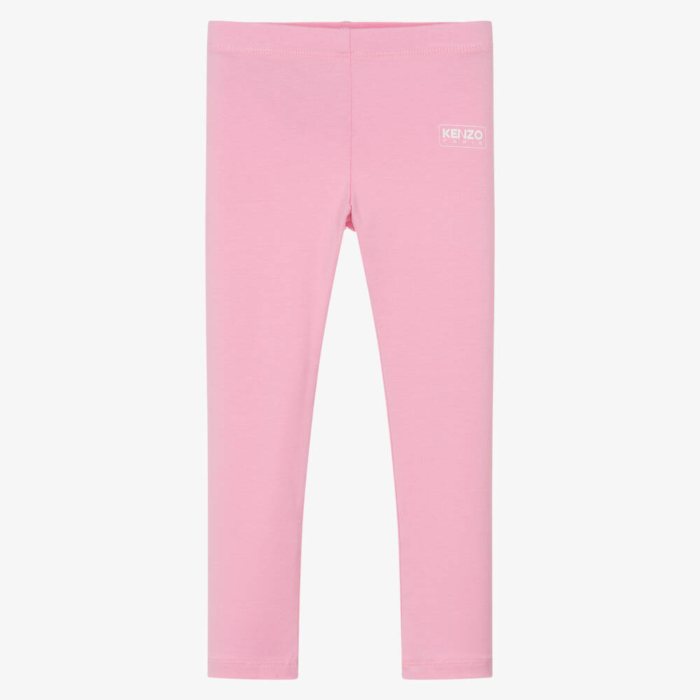 KENZO KIDS-Girls Soft Pink Jersey Pants | Childrensalon Outlet