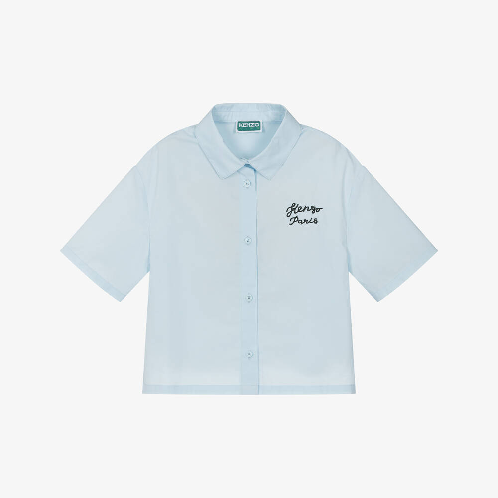 KENZO KIDS-بلوزة قطنية مزهرة للبنات | Childrensalon Outlet