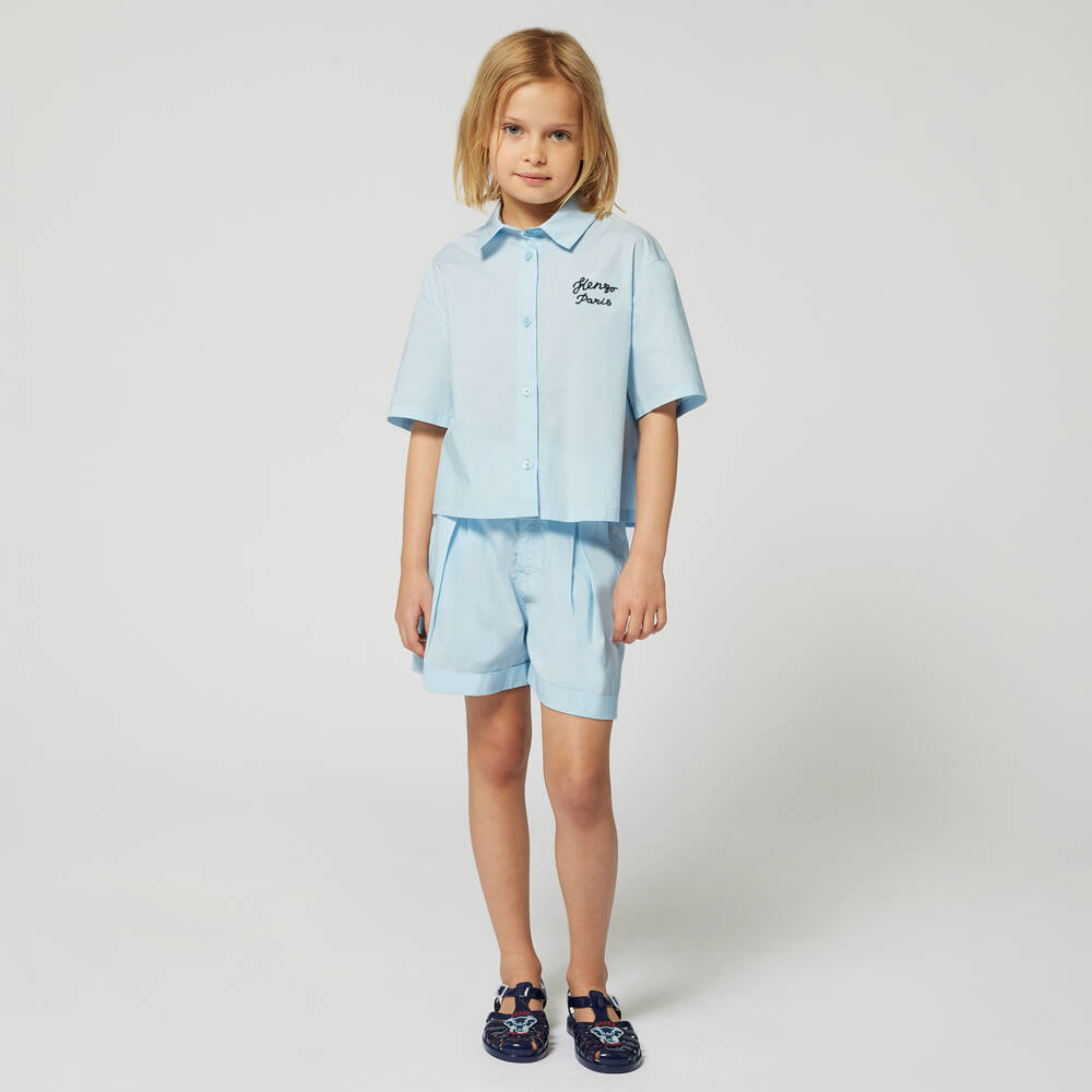 KENZO KIDS-Хлопковый топ Sunny Blossom для девочек | Childrensalon Outlet