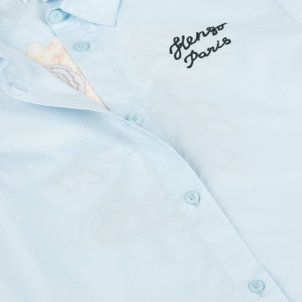 KENZO KIDS-Хлопковый топ Sunny Blossom для девочек | Childrensalon Outlet