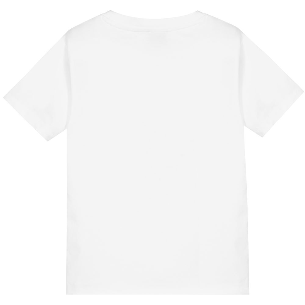 Kenzo Kids logo-print track skirt - White