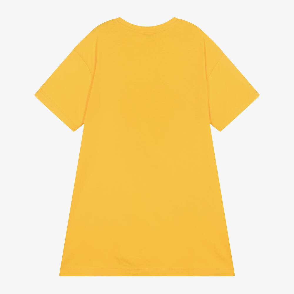 Yellow tshirt dress hot sale
