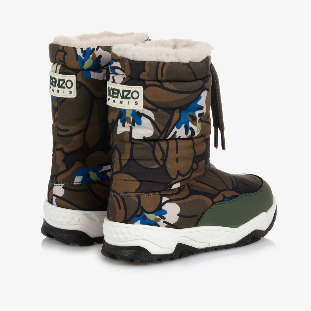 KENZO KIDS-Зимние сапоги с цветами | Childrensalon Outlet