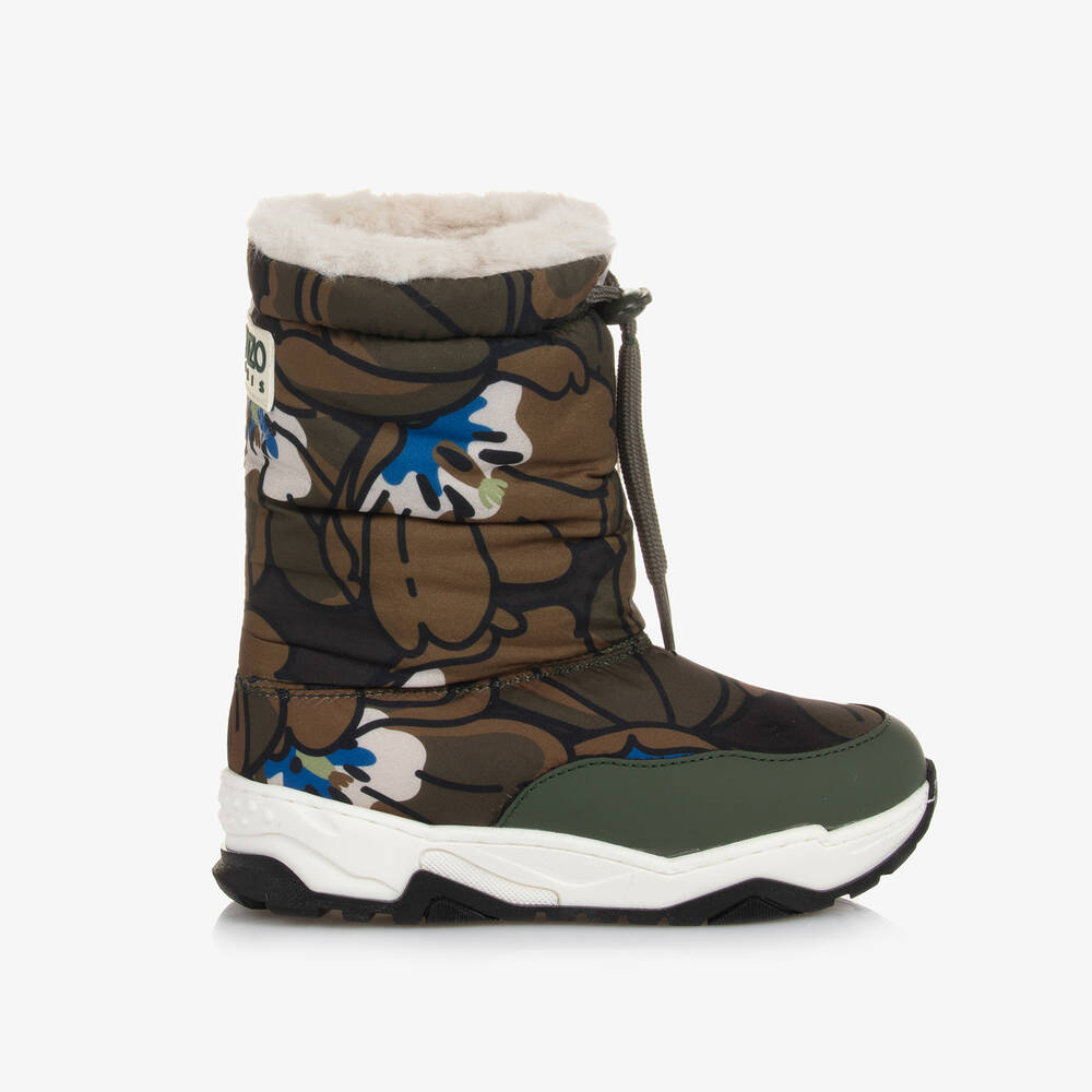 KENZO KIDS-Зимние сапоги с цветами | Childrensalon Outlet