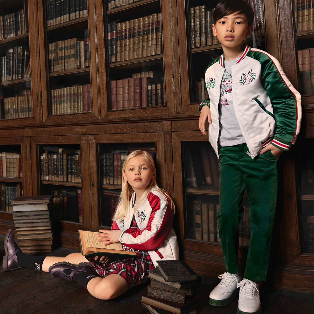 KENZO KIDS-توب قطن لون رمادي | Childrensalon Outlet