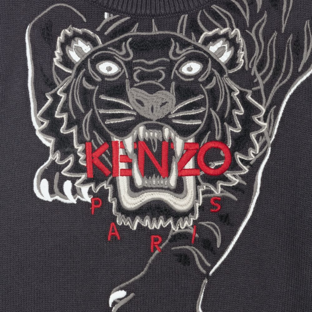 Kenzo black and red sale jumper