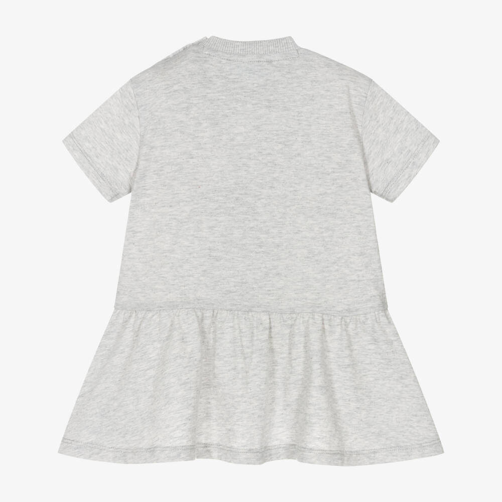 KENZO KIDS-Grey Katora Dress | Childrensalon Outlet