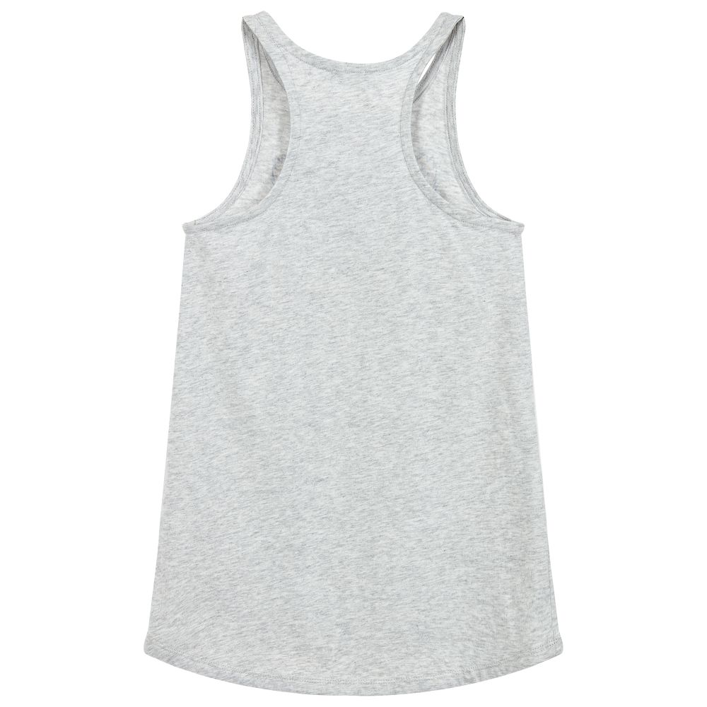 KENZO KIDS-Grey TIGER Cotton Jersey Dress | Childrensalon Outlet