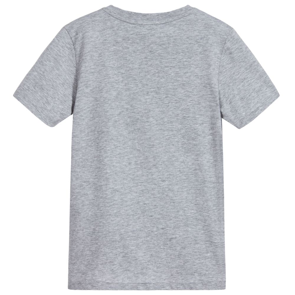 كينزو كيدز-تي شيرت النمر قطن لون رمادي للأولاد | Childrensalon Outlet