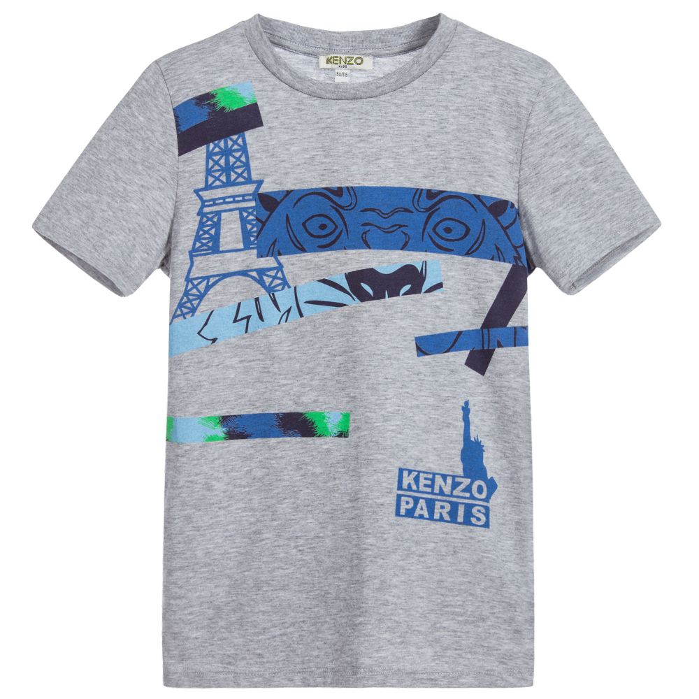 KENZO KIDS - Hide & Seek Tiger Print Top | Childrensalon