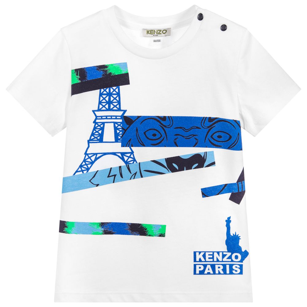 KENZO KIDS - Hide & Seek Tiger Print Top | Childrensalon