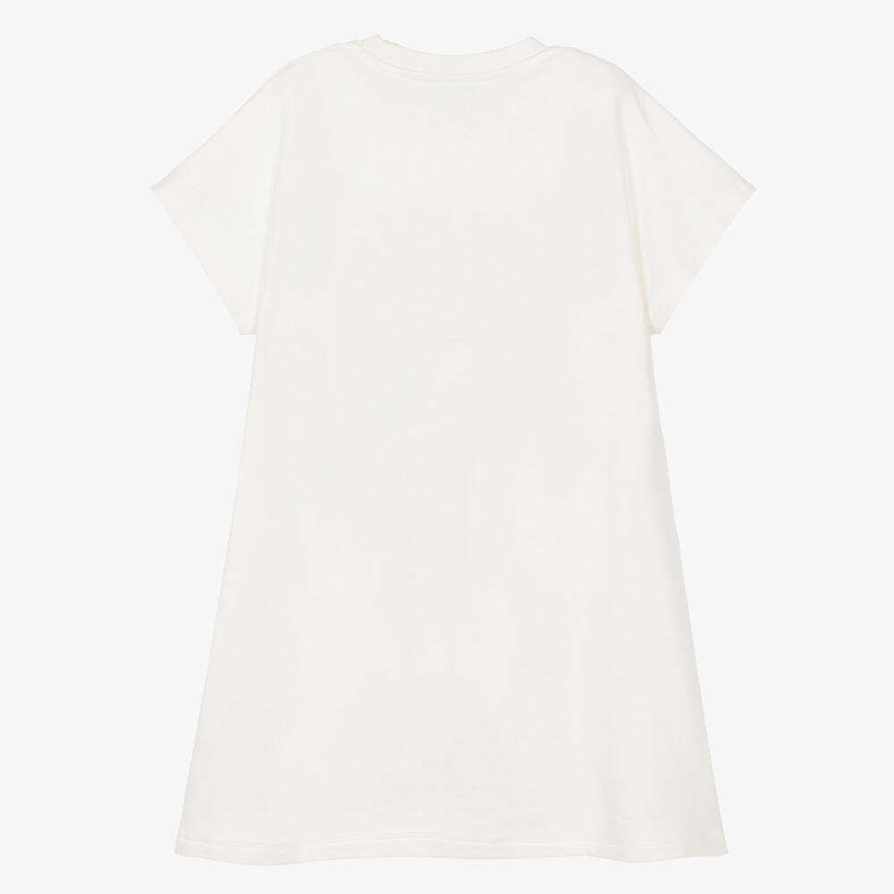 KENZO KIDS-Ivory Floral Dress | Childrensalon Outlet
