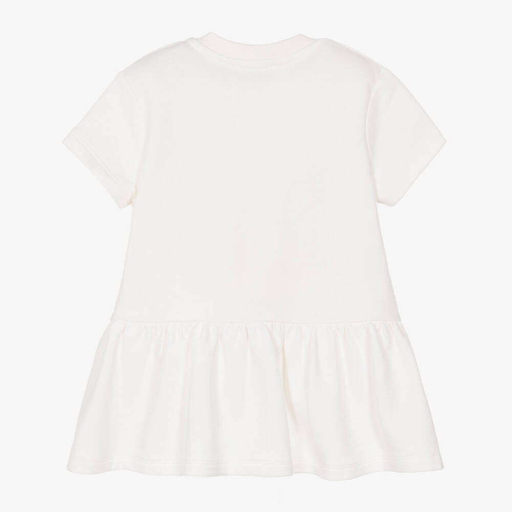 KENZO KIDS-Ivory Flower Dress | Childrensalon Outlet