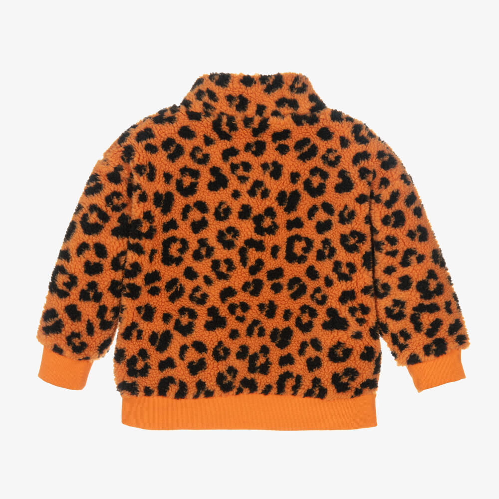 KENZO KIDS-Junior Boys Orange Fleece Jacket | Childrensalon Outlet