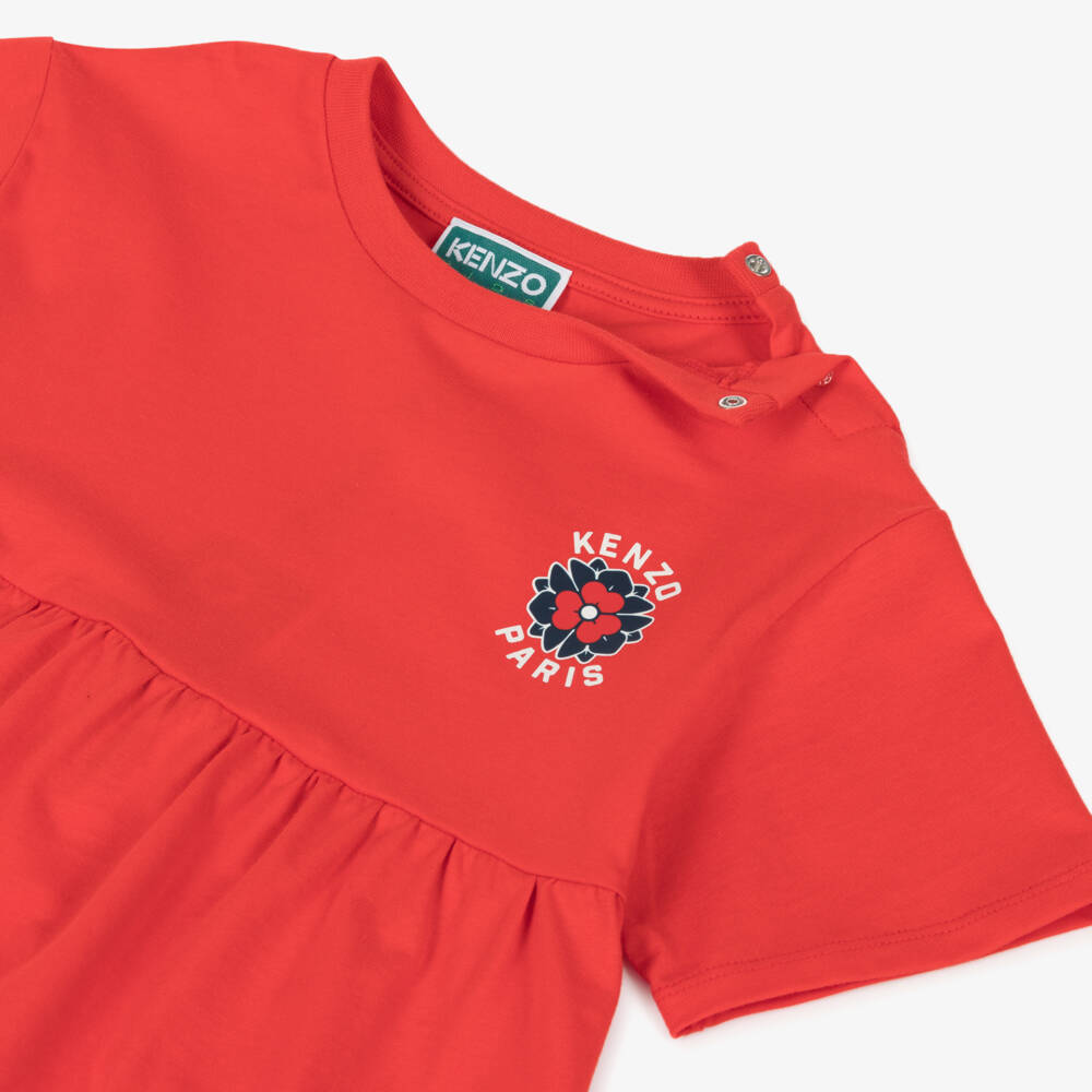 KENZO KIDS-Яркий хлопковый ансамбль для девочек | Childrensalon Outlet
