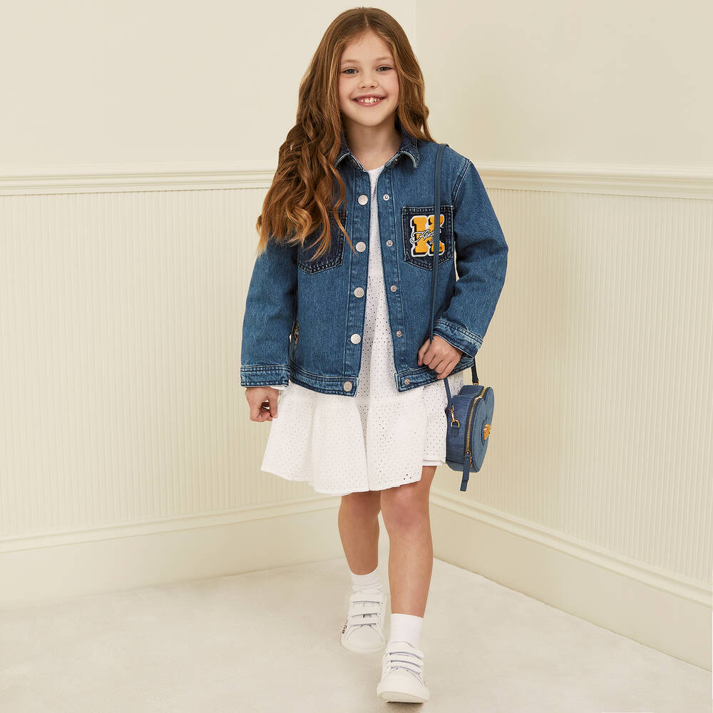 Youth denim jacket top