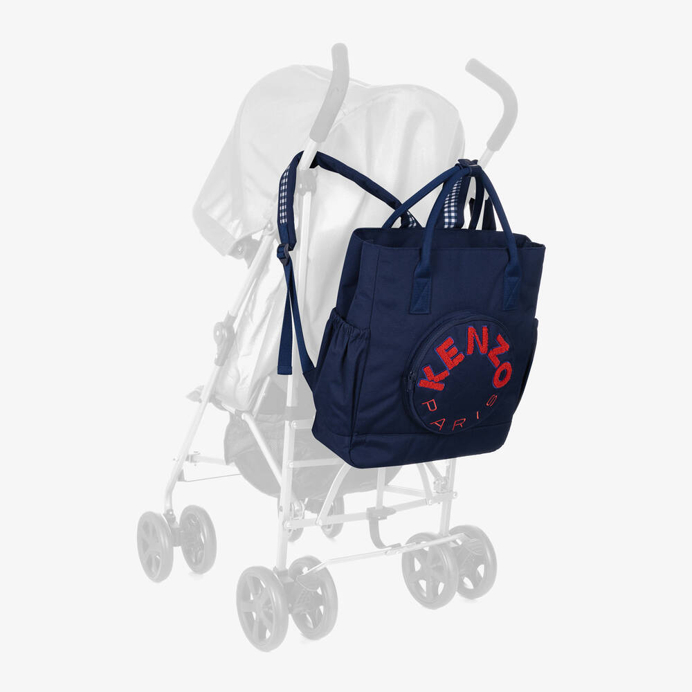 KENZO KIDS Navy Blue Changing Bag 42cm Childrensalon Outlet