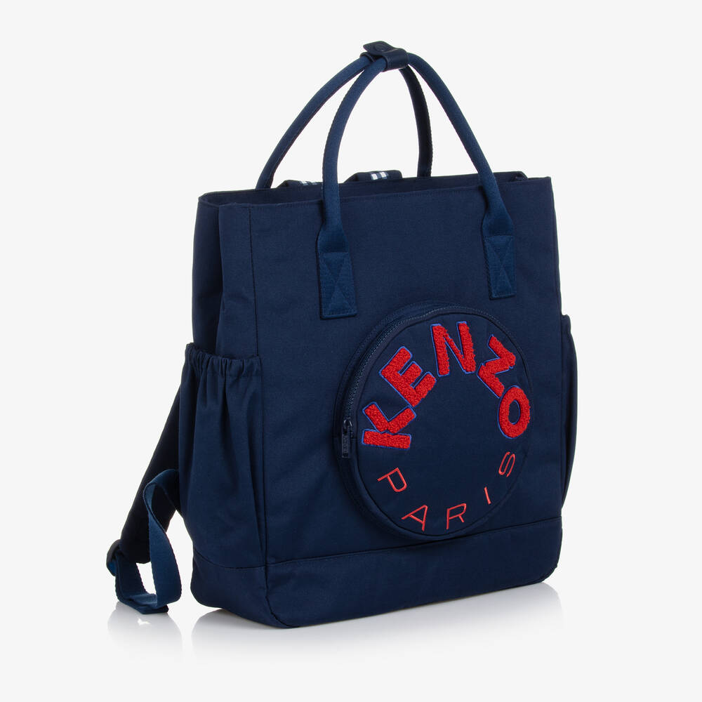 KENZO KIDS-Navy Blue Changing Bag (42cm) | Childrensalon Outlet