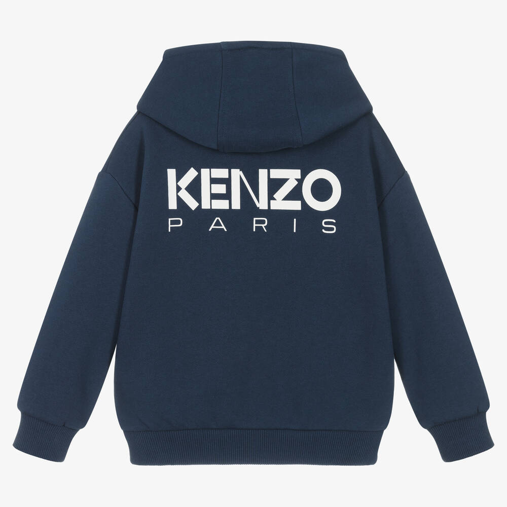 Kenzo hoodie blue on sale