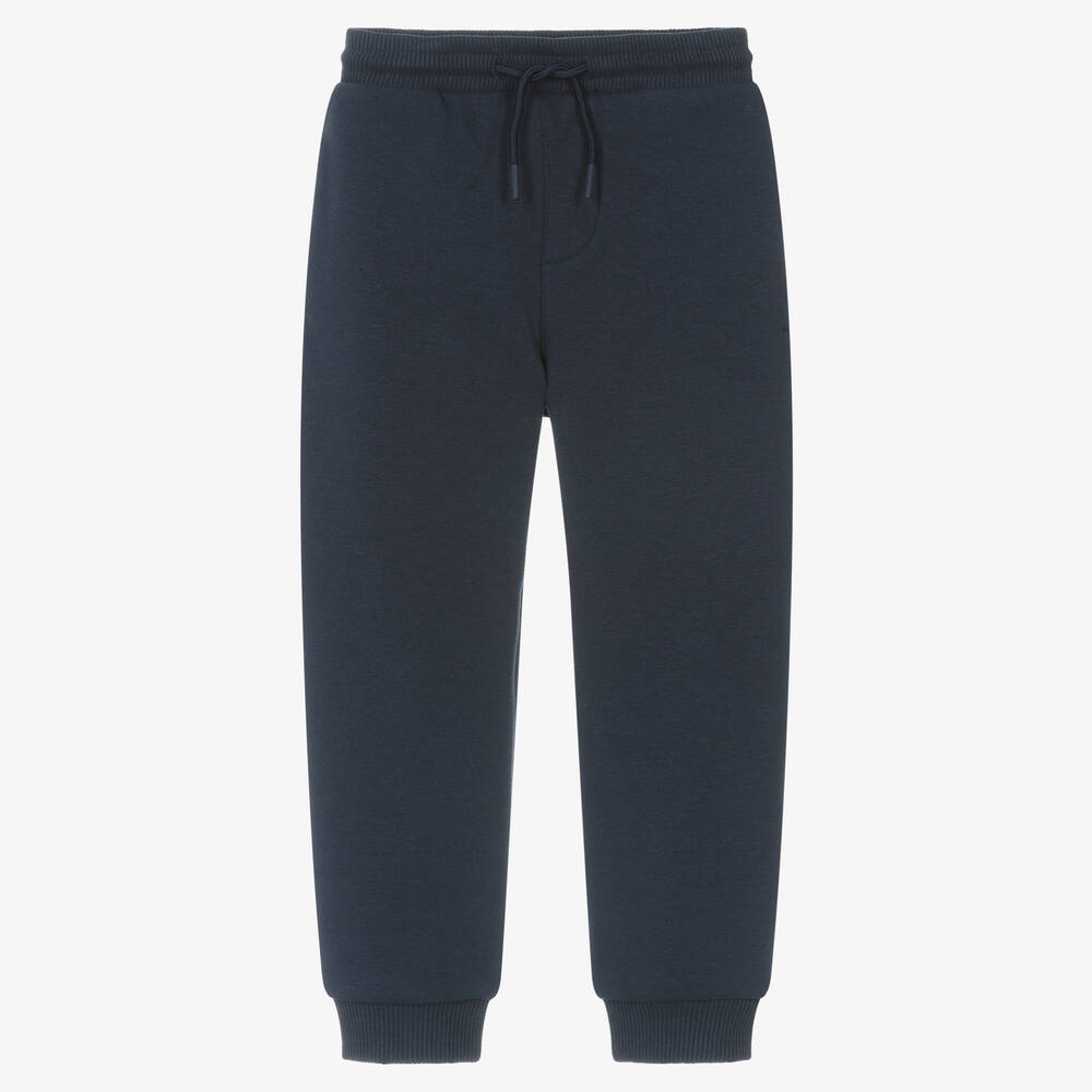 KENZO KIDS - Navy Blue Drawstring Joggers | Childrensalon