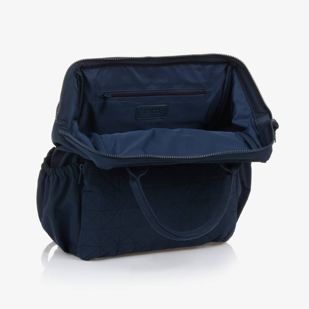 KENZO KIDS-Navy Blue Elephant Backpack (40cm) | Childrensalon Outlet