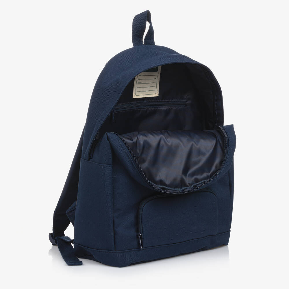 KENZO KIDS Navy Blue Elephant Logo Backpack 36cm Childrensalon Outlet