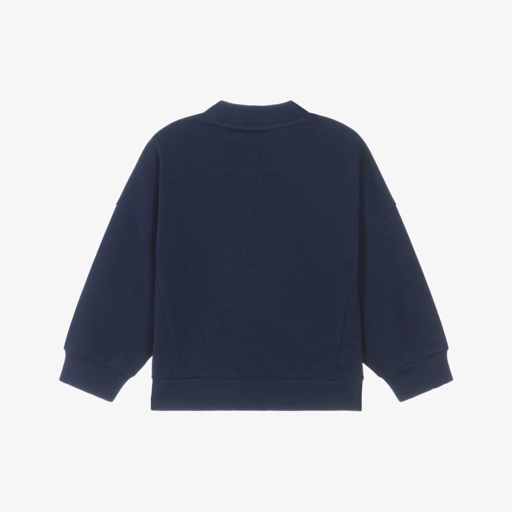 KENZO KIDS-Navy Blue Tiger Motif Jumper | Childrensalon Outlet