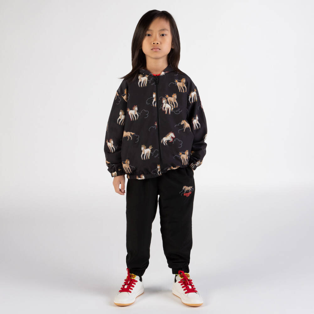 KENZO KIDS-Navy Horse Joggers | Childrensalon Outlet