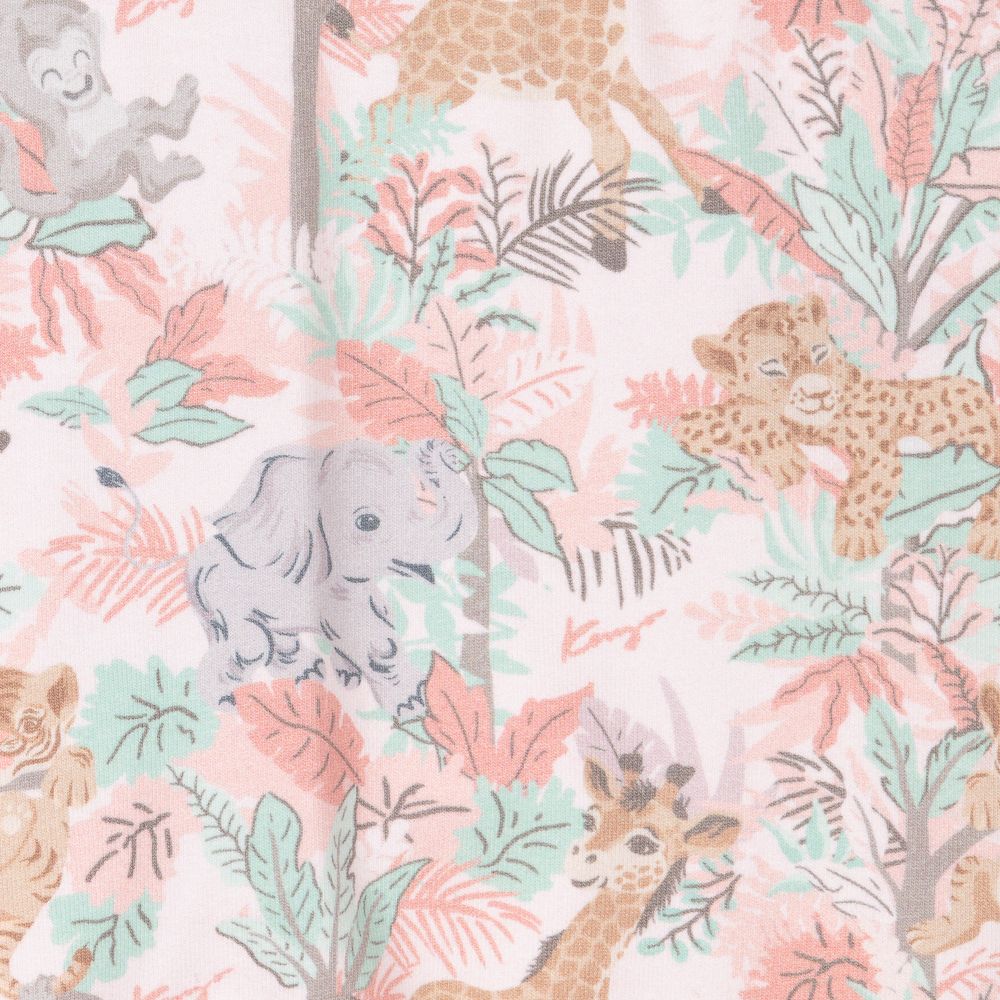 KENZO KIDS-Pink Animals Baby Leggings | Childrensalon Outlet