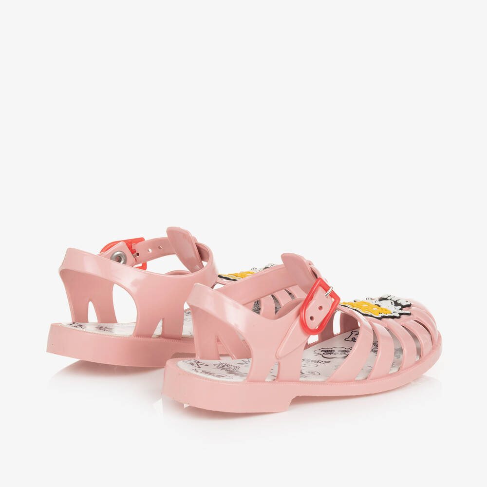 KENZO KIDS-Pink Cartoon Tiger Jelly Shoes | Childrensalon Outlet