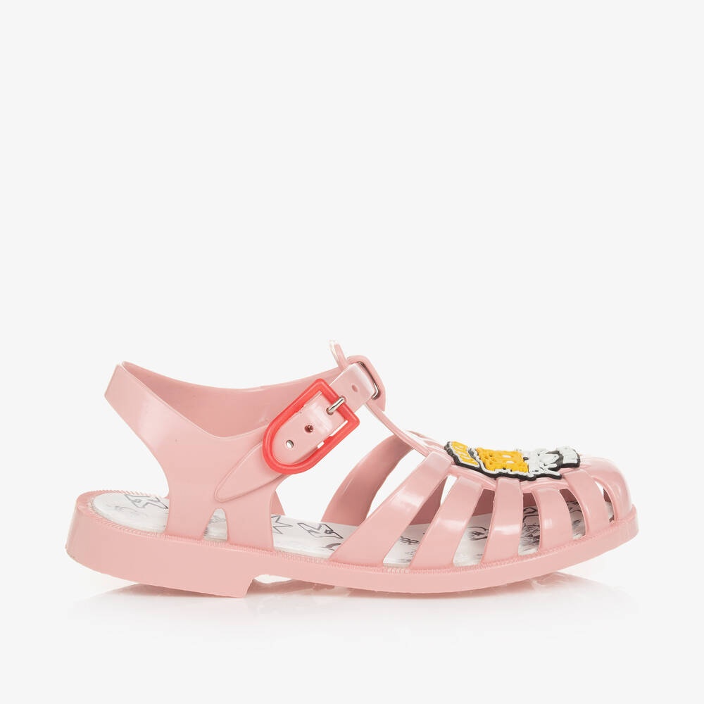 KENZO KIDS-Pink Cartoon Tiger Jelly Shoes | Childrensalon Outlet