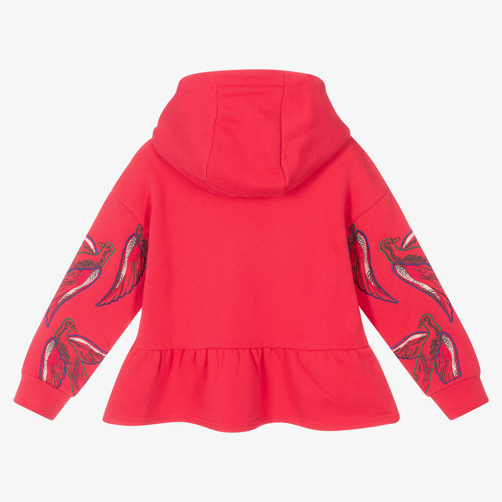 KENZO KIDS-Pink Elephant Hooded Top | Childrensalon Outlet