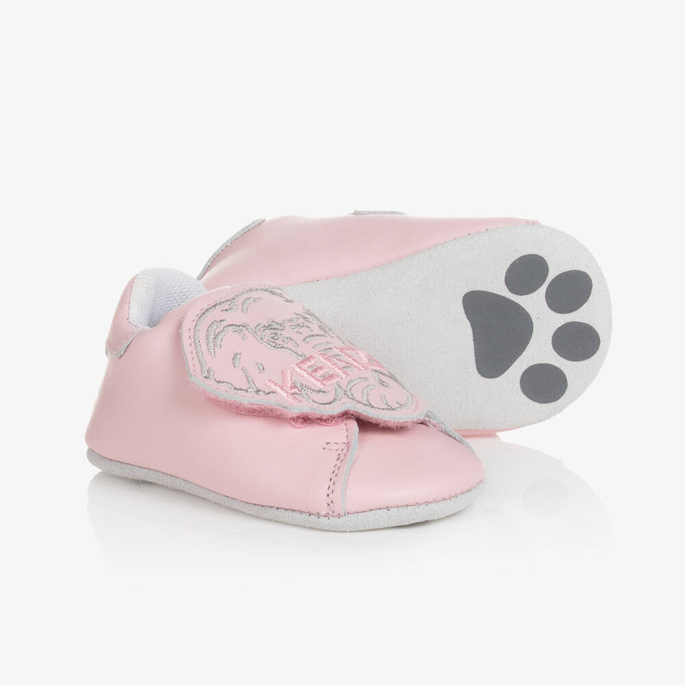 KENZO KIDS - Pink Elephant Pre-Walker Shoes | Childrensalon