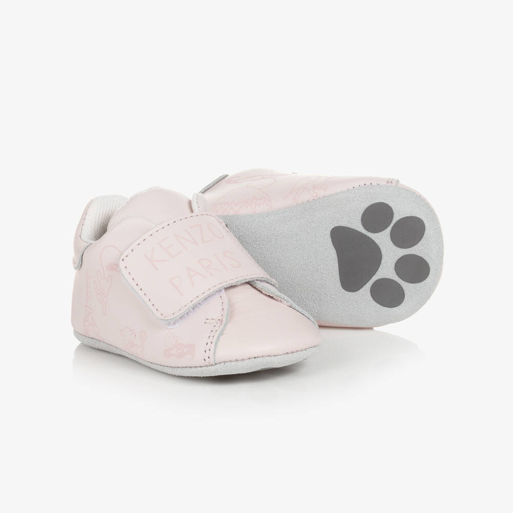 KENZO KIDS - Rosa Mini Iconics Krabbelschuhe | Childrensalon