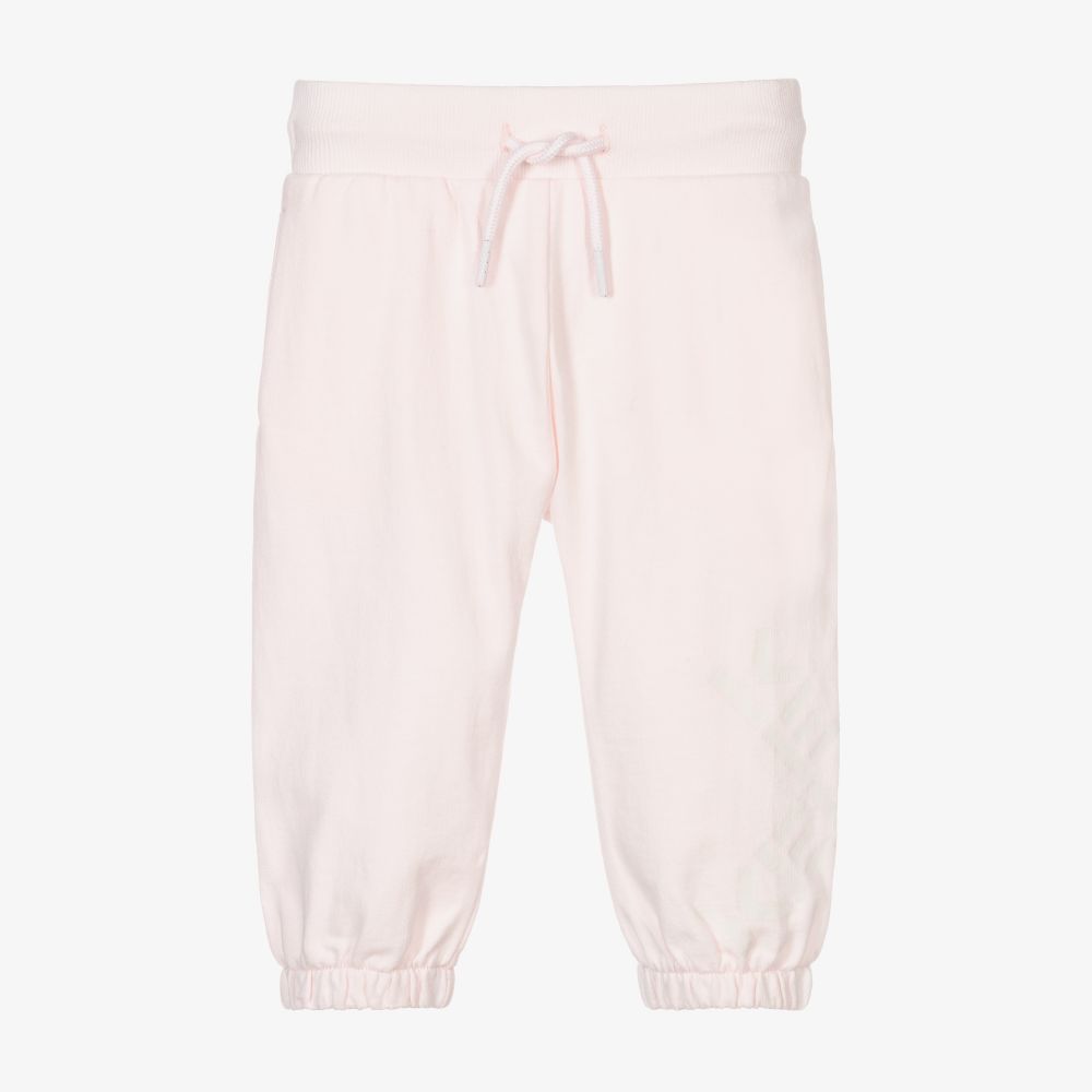 KENZO KIDS-Pink Organic Cotton Joggers | Childrensalon Outlet