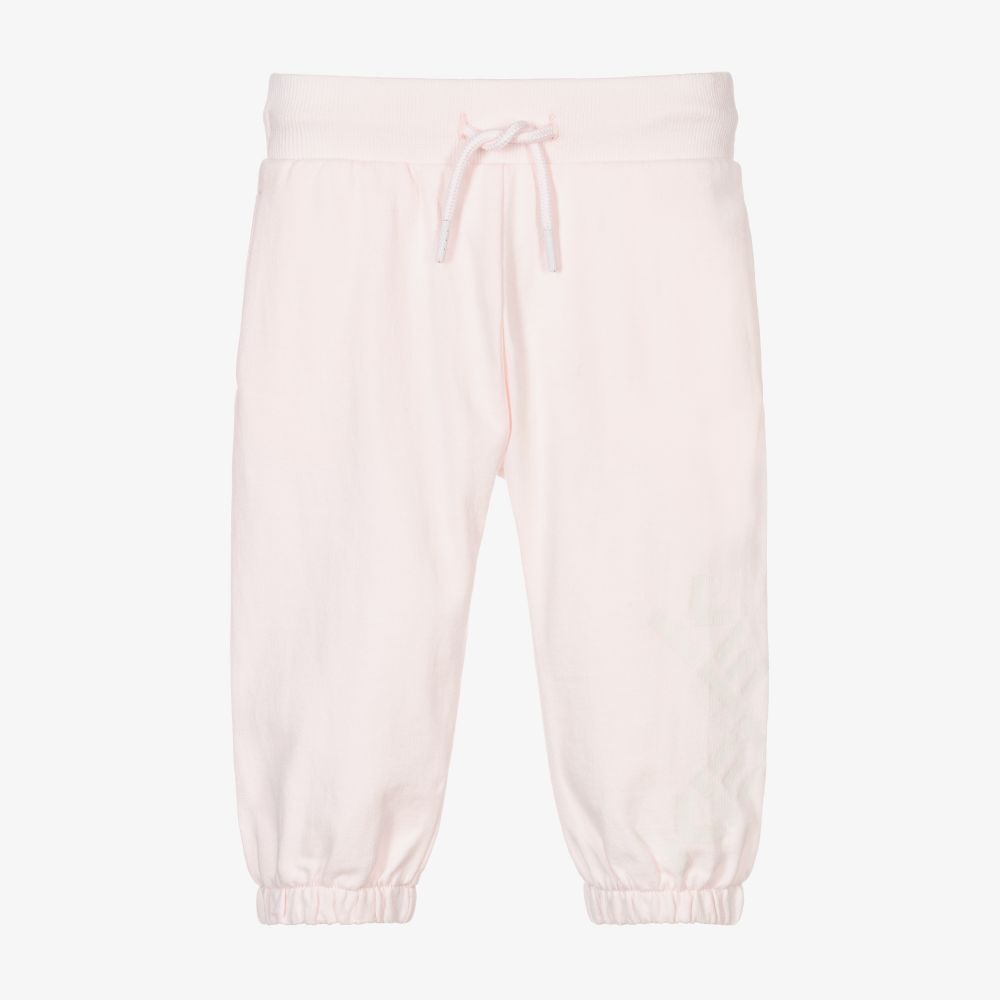 KENZO KIDS - Pink Organic Cotton Joggers | Childrensalon