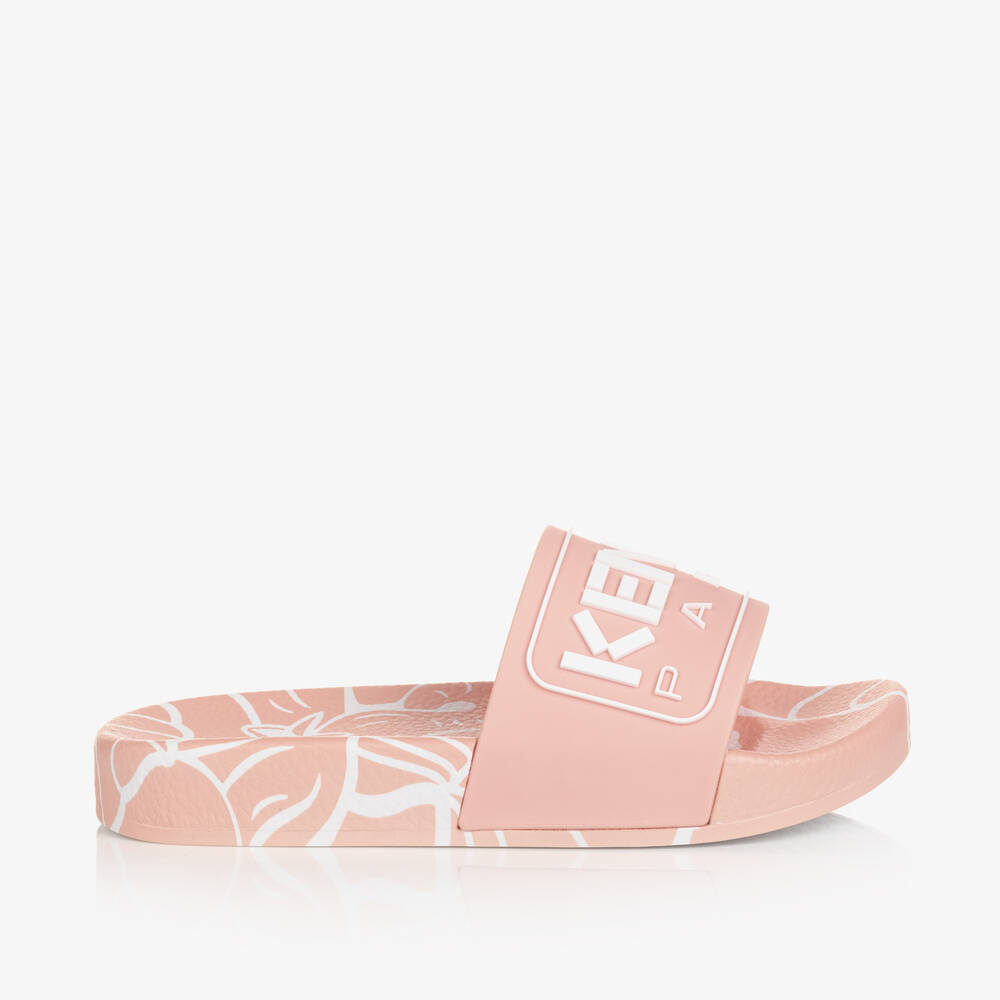 KENZO KIDS-Pink Tiger & Elephant Sliders | Childrensalon Outlet