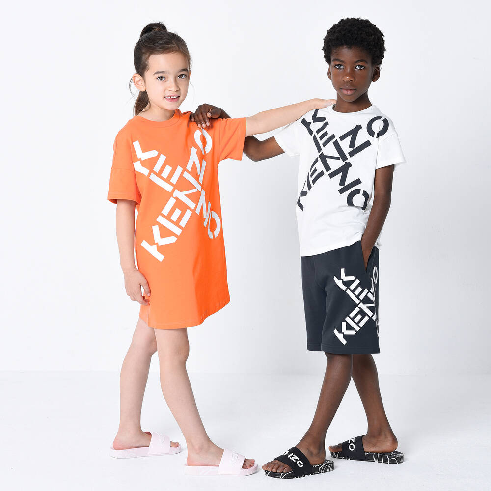 Girls kenzo sliders on sale